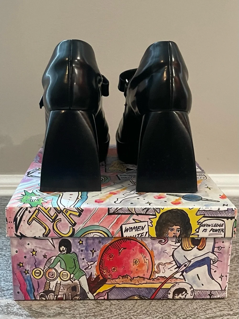 Jeffrey Campbell Reine Platform Mary Jane Pump
